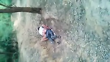 Desi couple caught having sex in jungle
