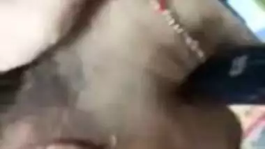 Indian married XXX wife giving blowjob to her rude husband MMS