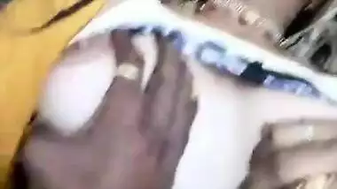 Village randi gets boobs and pussy exposed in field