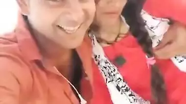 Desi couple outdoor