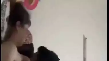 MILF boob sucking and pussy fucking by secret husband