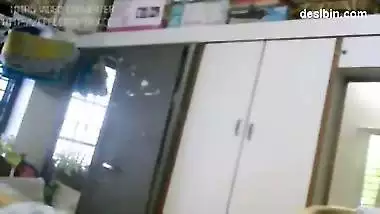 Aunty Changing Her Dress Captured