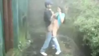 Tamil sex video of a horny couple fucking in the rain