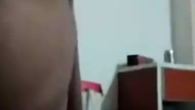 Dusky Desi Girl Selfie Video For Her Boyfriend