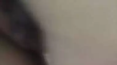 Brown haired cam girl boob pressing and pussy fingering