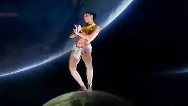 Bodypainted wownudedance