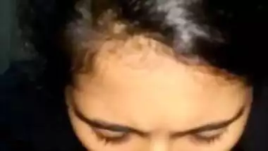 Hot slutty desi girlfriend blowjob