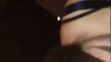 Large breasts Pakistani wife engulfing ramrod of her boss