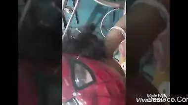 Indian BOUDI Showing Her Boobs on LiveShow