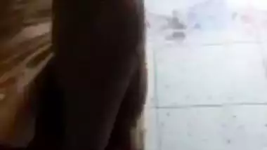 Lonely wife in relationship with lover goes nude