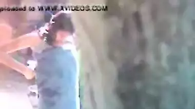 Sexy village girl changing her clothes in outdoor