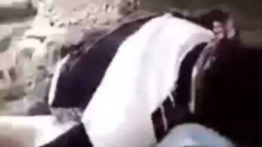 Threesome outdoor indian XXX sex video
