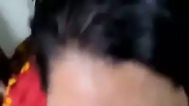 A village lady gives a desi blowjob to her lover