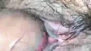 Thick hairy pussy bitch enjoying & all wet, hungry for the dick