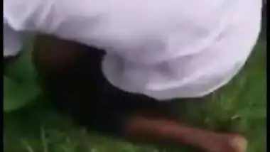 Voyeur films Desi mms video of village lovers caught fucking outdoor
