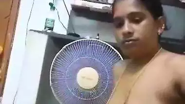 Telugu wife strips nighty and gives blowjob to husband