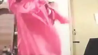 Desi slim dress change hot