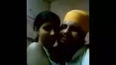 Indian Punjabi college teacher student sex scandal video